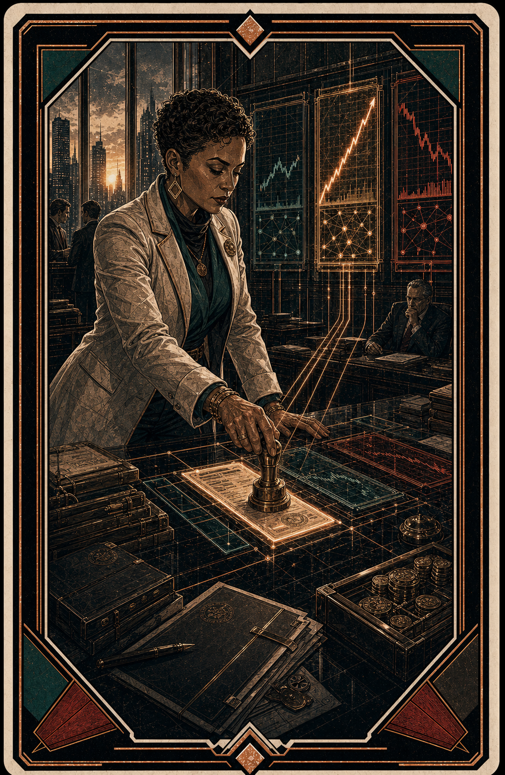 Quant operator card art